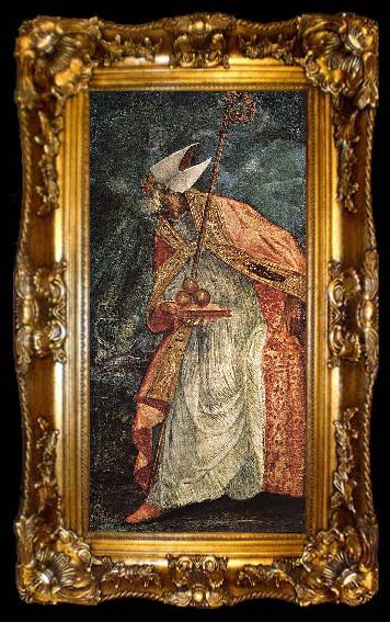 framed  TINTORETTO, Jacopo St Nicholas ryy, ta009-2